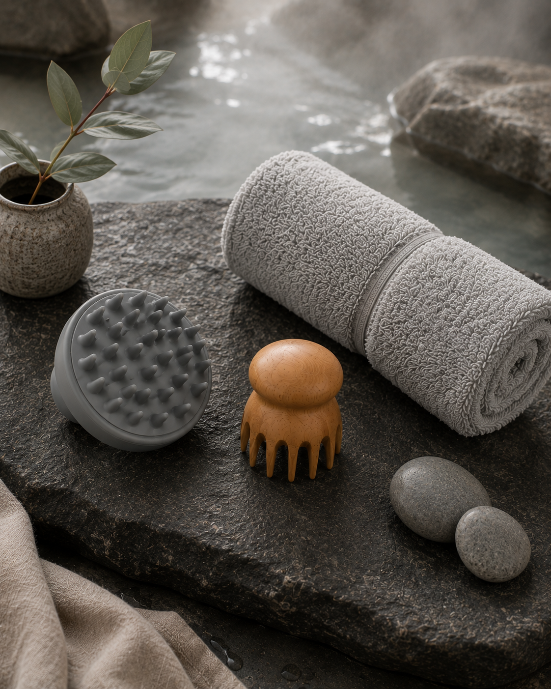 Kit Head Spa KAMI™ — 3 pièces pour le cuir chevelu